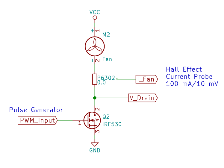 BLDC Fan PWM Test Fixture - schematic