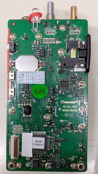 Wouxun KG-UV3D - failure 3 - PCB
