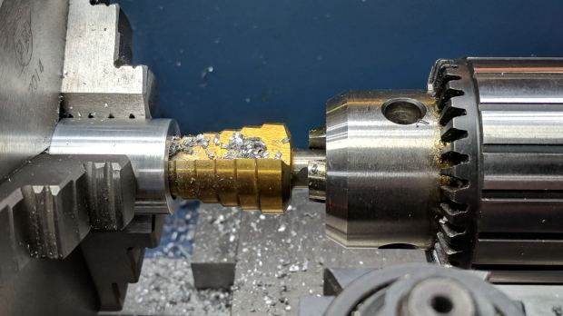 Bench Leg - step-drilling insert