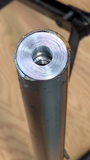 Bench Leg - insert installed