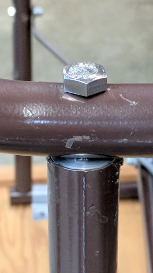 Bench Leg - repaired