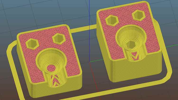 MPCNC - USB Camera mount - lock screw - Slic3r