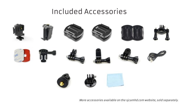 SJCAM M20 Accessories - Manual pg 25
