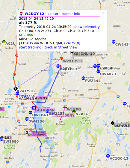 Balloon chase - W2KGY-12