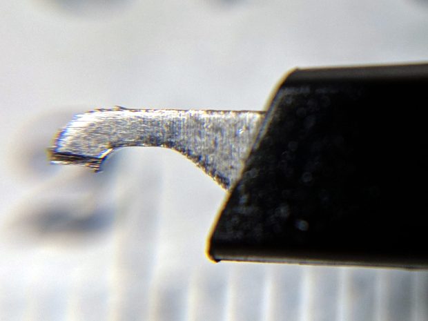 Siglent scope probe - mis-cut tip