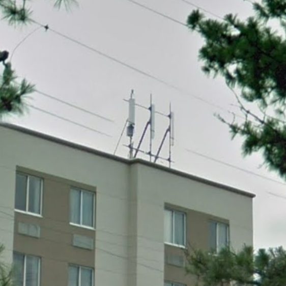 Hampton Inn - RF Controlled Area - cell sector antennas