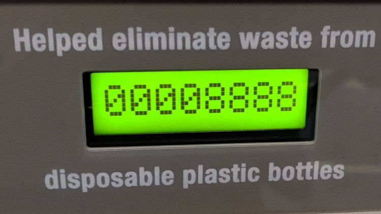 Water bottle refill station - right