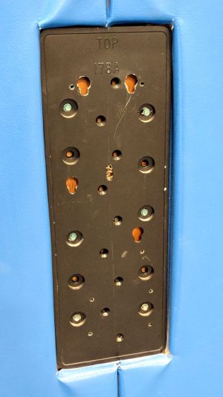 Payphone mounting plate