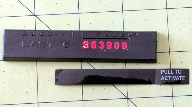 TCU 100 - Auto-VIN Gauge - activated