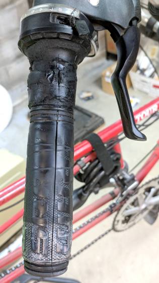 SRAM X.9 Rear Shifter - gummified grip
