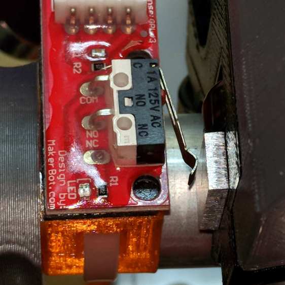 MPCNC - X-axis endstop - home