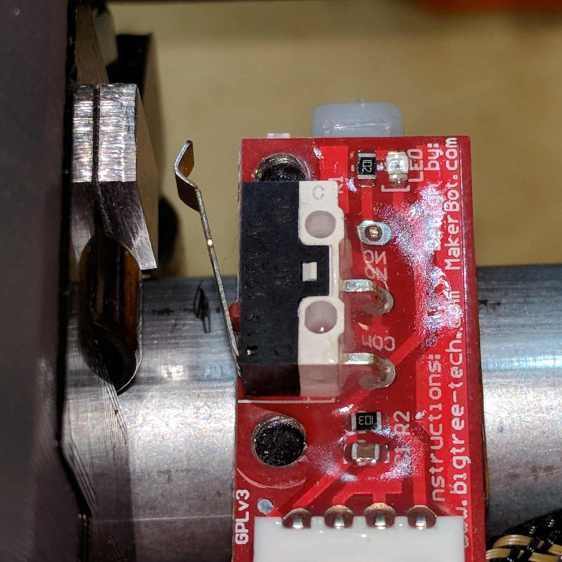 MPCNC - X-axis endstop - X min