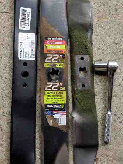 Sears Craftsman mower blades