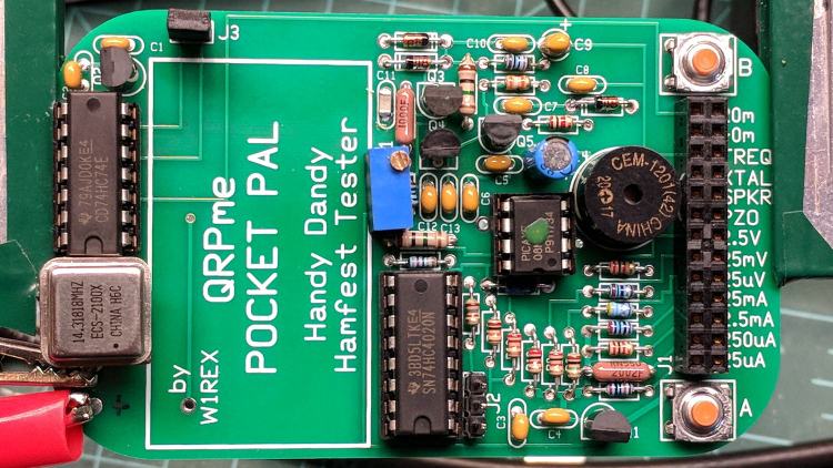 QRPme Pocket Pal II - front