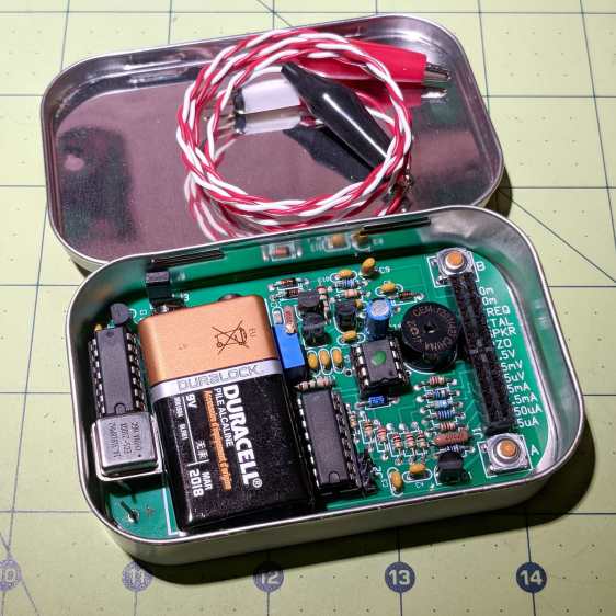 QRPme Pocket Pal II - tin case