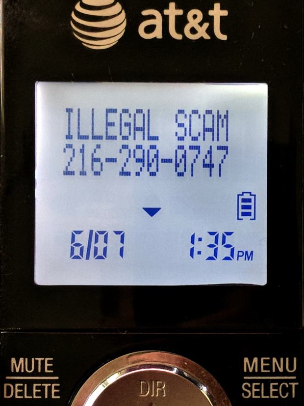 Illegal Scam CallerID