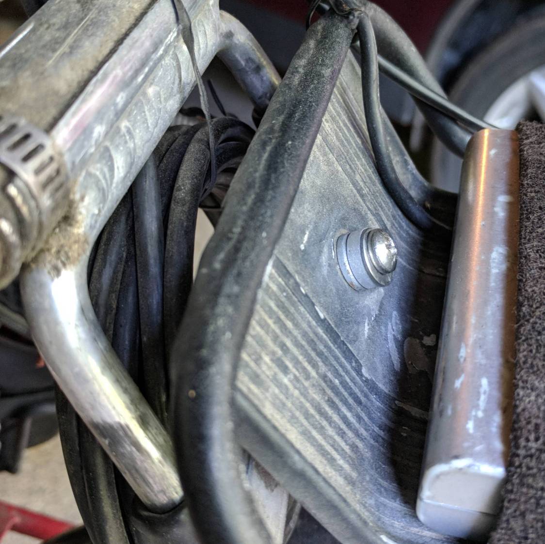 Rack mount screw - rear