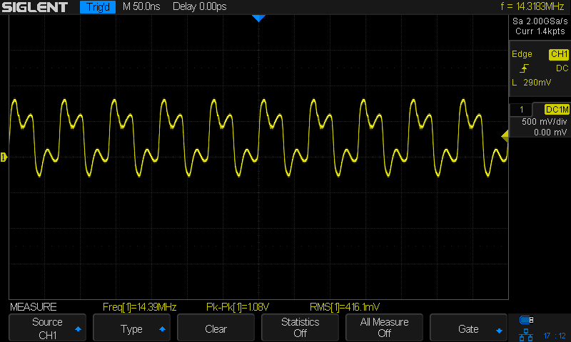 QRPme 20 meter - clip leads