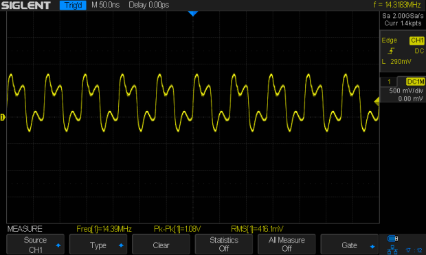 QRPme 20 meter - clip leads