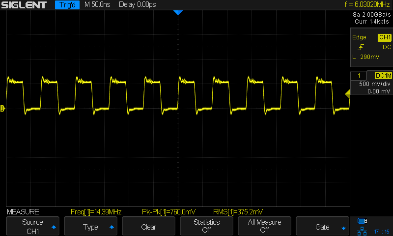 QRPme 20 meter - probe tip gnd