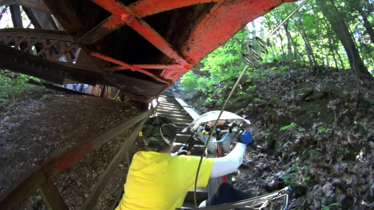 Belmar Bridge Stairs - Low Overhead