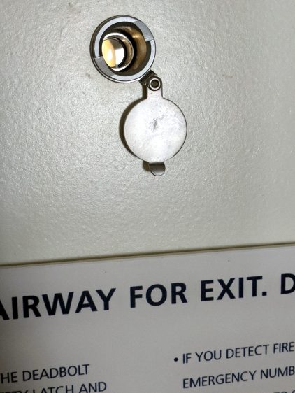 Motel Door Peephole - cover whoopsie