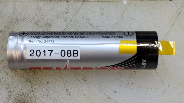 Lithium 18650 Cell Extractor Tab