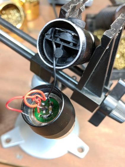 Small Sun flashlight - original wiring