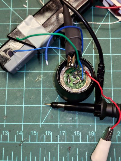 Small Sun flashlight - LED current test