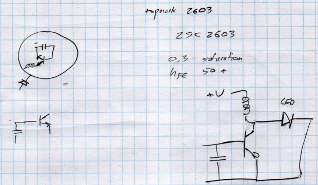 Small Sun flashlight - schematic doodle