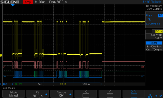 BNO055 - Clock-stretched I2C transaction