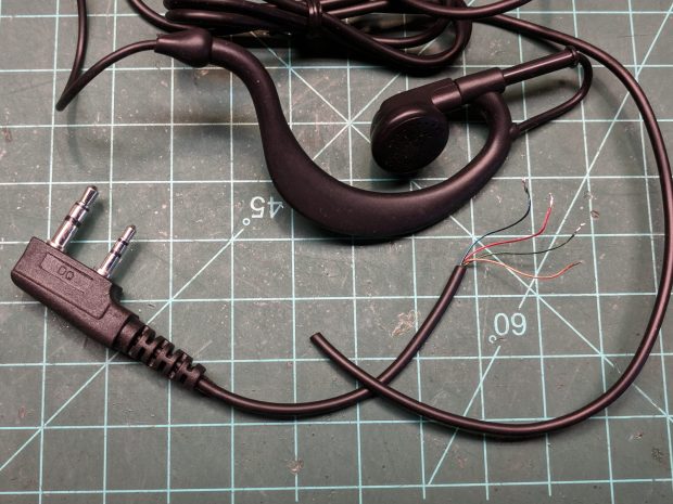 Baofeng headset - harvested plug