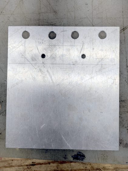 Baofeng headset wire plate - drilled