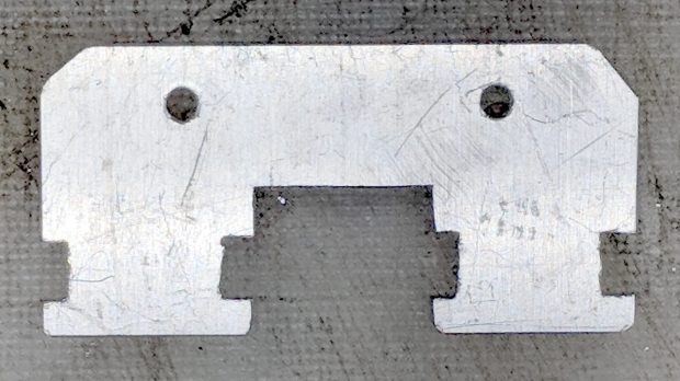 Baofeng headset wire plate - sawed