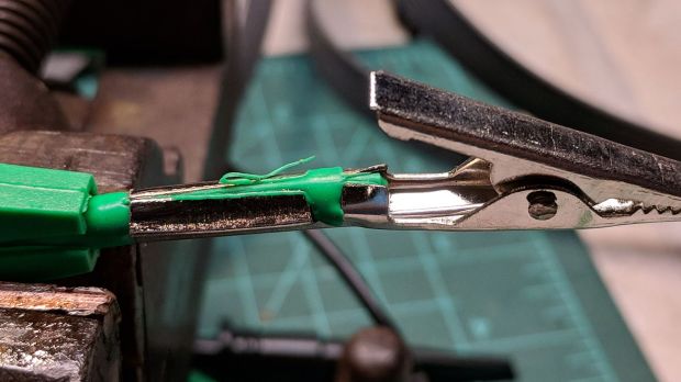 eBay HV Alligator Clips - crimp