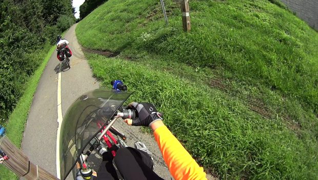 Tire tracks at Maloney Trailhead - 2018-08-20