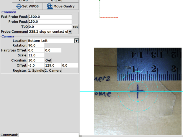 bCNC - Rear-mount Camera Probe Config