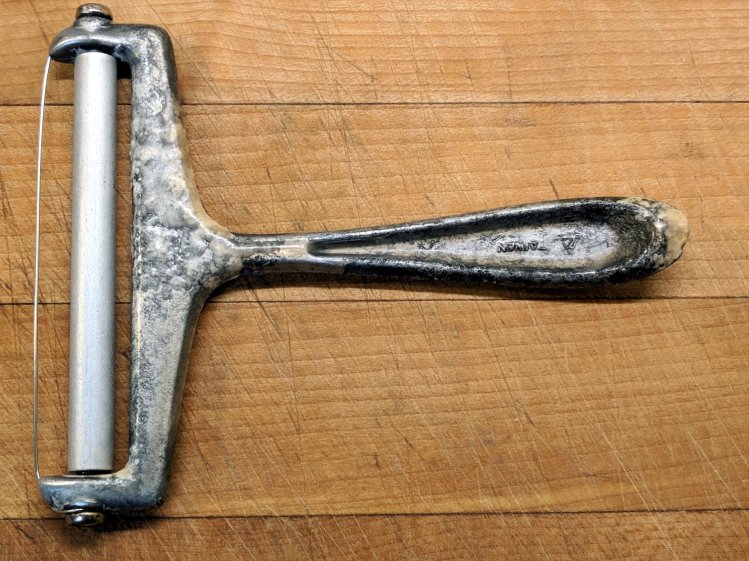 Cheese slicer - epoxy failure - rear