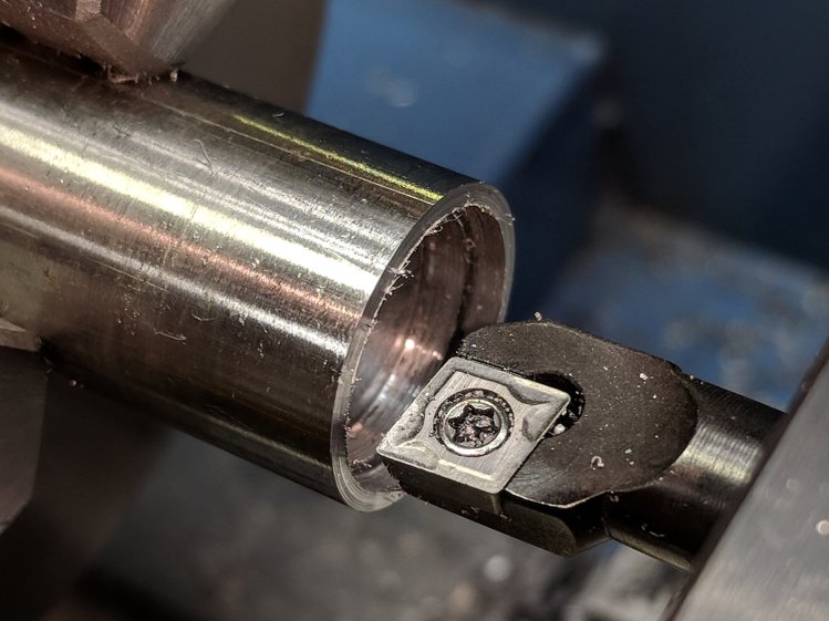 Doorknob - retainer ring boring