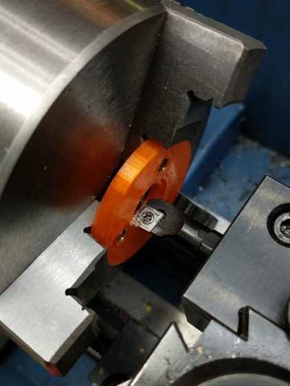 DW660 drag knife holder - boring plate