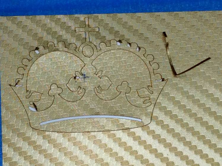 First Vinyl Crown - weeding