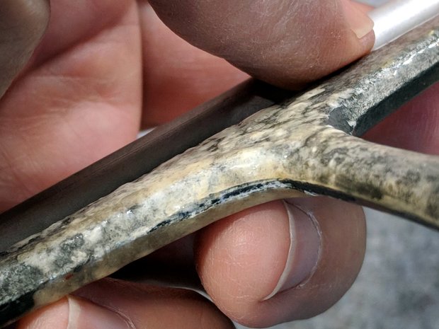 Cheese Slicer - epoxy coating split