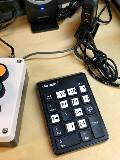 MPCNC - Jogging keypad