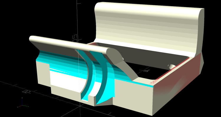 MPCNC knife adapter mods - OpenSCAD model