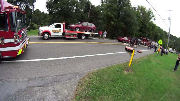 Rt 376 Collision Scene - Forester - 2018-09-21