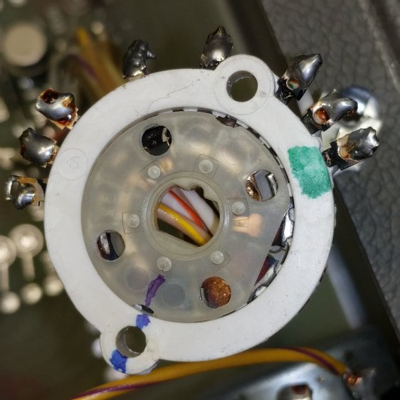 HP 6201B Power Supply - meter switch front