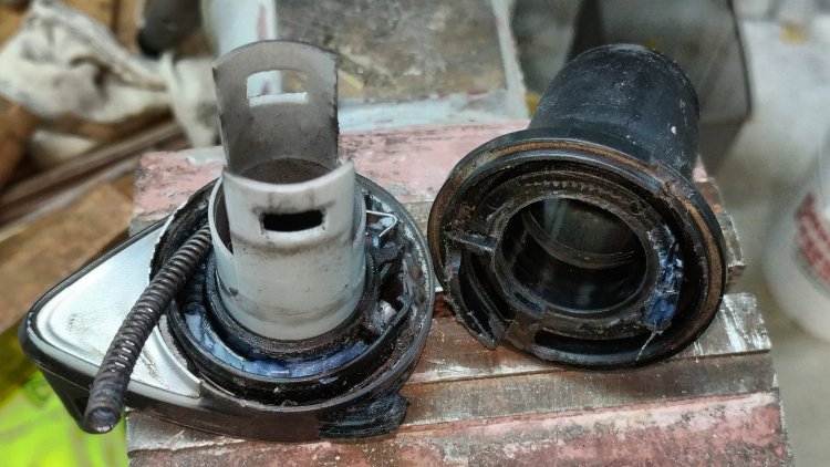 SRAM X.9 grip shifter - innards