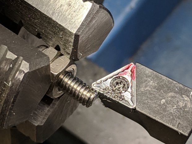 Cheese slicer - screw reshaping