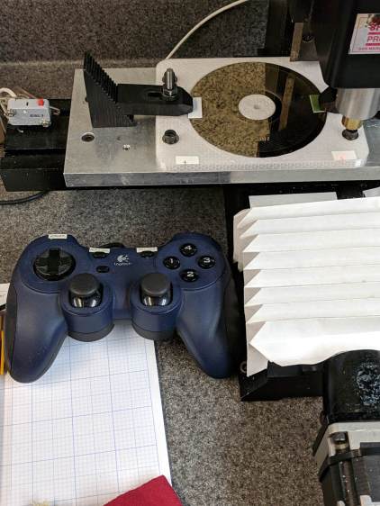 LinuxCNC - Sherline Mill - Logitech Gamepad