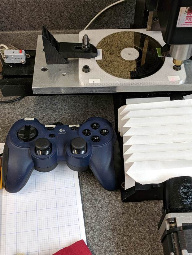 LinuxCNC - Sherline Mill - Logitech Gamepad